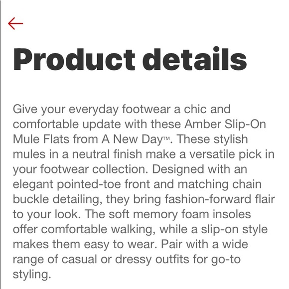 NWT Target “ A New Day” mule, size 9 - Picture 7 of 10